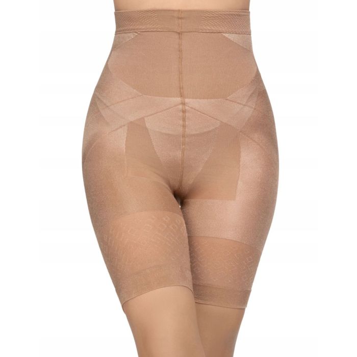 Majtki modelujące wyszczuplające cieliste beżowe Body Slim Sofii 140 den