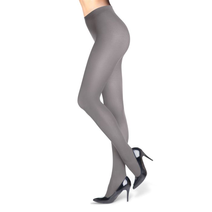 Rajstopy kryjące z mikrofibry jasne szare cenere Marita 60 den