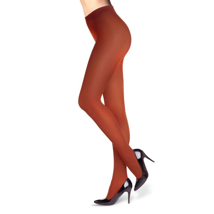 Rajstopy kryjące z mikrofibry rude Marita 60 den