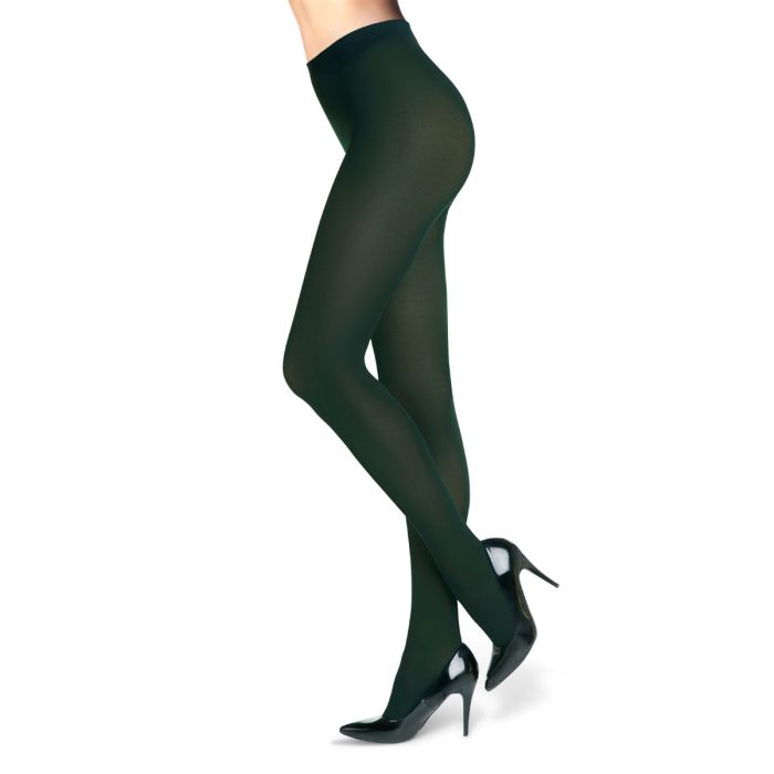 Rajstopy z mikrofibry zieleń butelkowa Marie 40 den