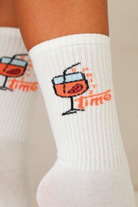 Skarpetki długie z grafiką Aperol Spritz Time