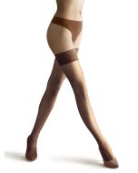 Pończochy cienkie cieliste samonośne Nina 15 den