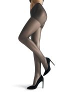 Rajstopy cienkie półmatowe grafitowe Mirella 20 den