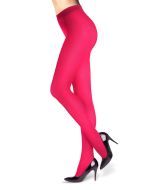 Rajstopy kryjące z mikrofibry różowe fuksja Marita 60 den