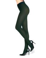 Rajstopy kryjące z mikrofibry zieleń butelkowa Marita 60 den