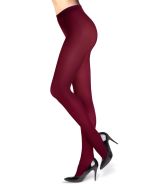 Rajstopy z mikrofibry burgund Marie 40 den