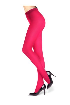 Rajstopy kryjące z mikrofibry różowe fuksja Marita 60 den