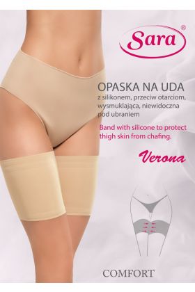 Opaski satynowe na uda przeciw otarciom