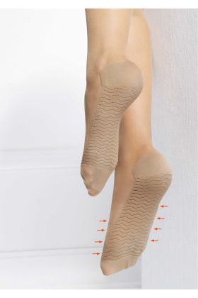 Podkolanówki cienkie masujące Doris 15 den
