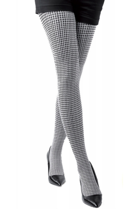 Rajstopy kryjące w pepitkę Claire 120 den