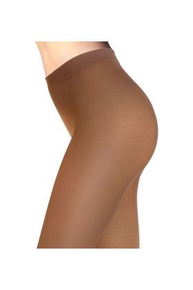 Rajstopy kryjące z mikrofibry beżowe opalone Marita 60 den