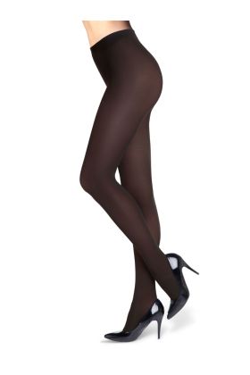 Rajstopy kryjące z mikrofibry ciemne brązowe Marita 60 den