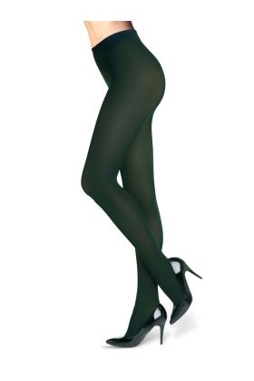 Rajstopy kryjące z mikrofibry zieleń butelkowa Marita 60 den